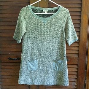 Meadow Rue Anthropologie Short Sleeve Top Short Blouse Size XS
